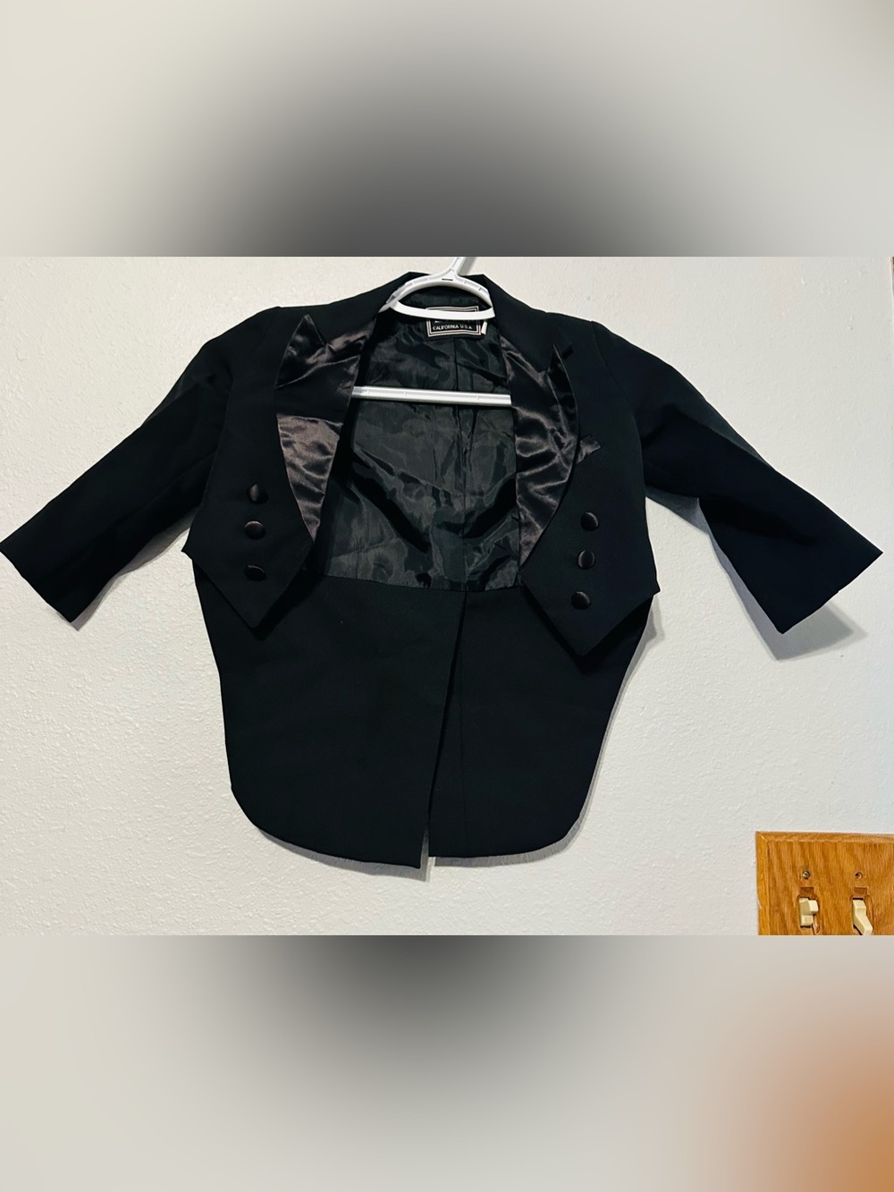 Vintage LIDA California USA Children’s wear toddler boy 3T kid tuxedo top